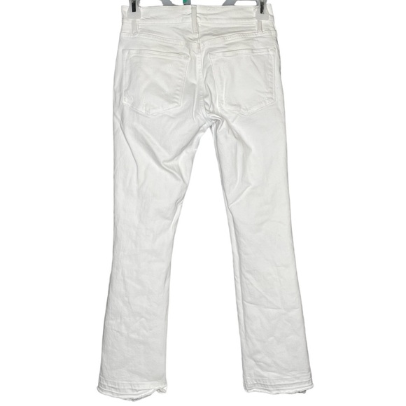 Frame Denim Le High Straight white distressed ripped women’s size 23 high rise - Picture 5 of 10